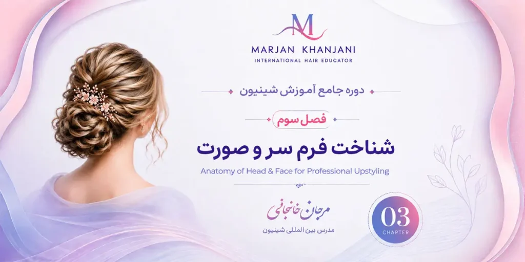 دوره جامع آموزش شنیون (فصل سوم فرم سر و صورت )